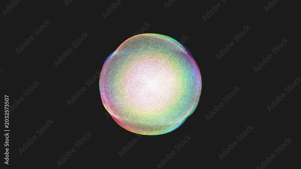 quantum orbital electron cloud