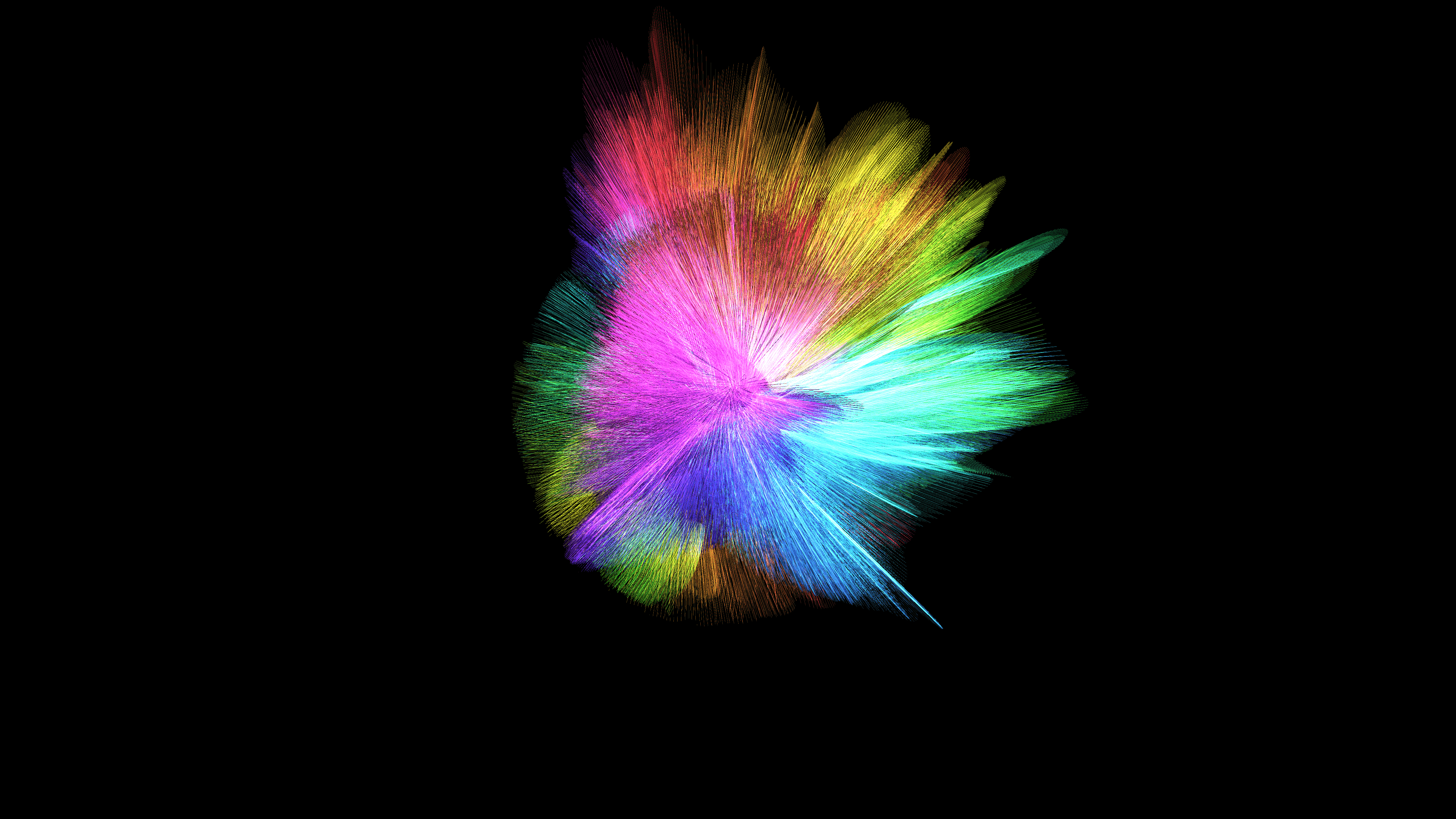 abstract woven fiber tapestry 3d p1