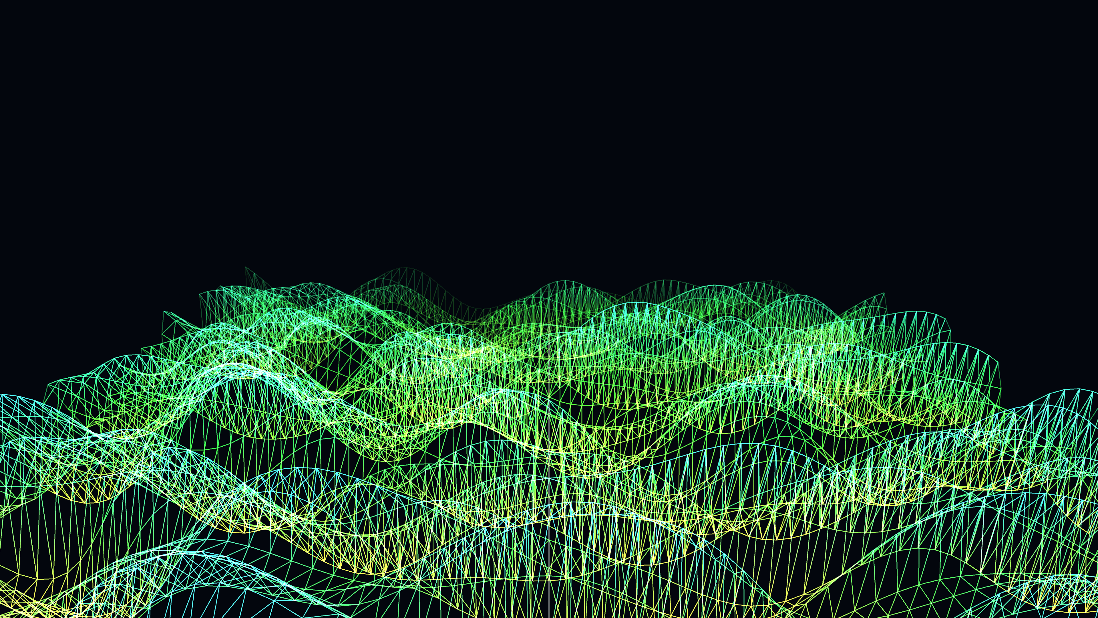 digital wireframe sand dunes 3d p1