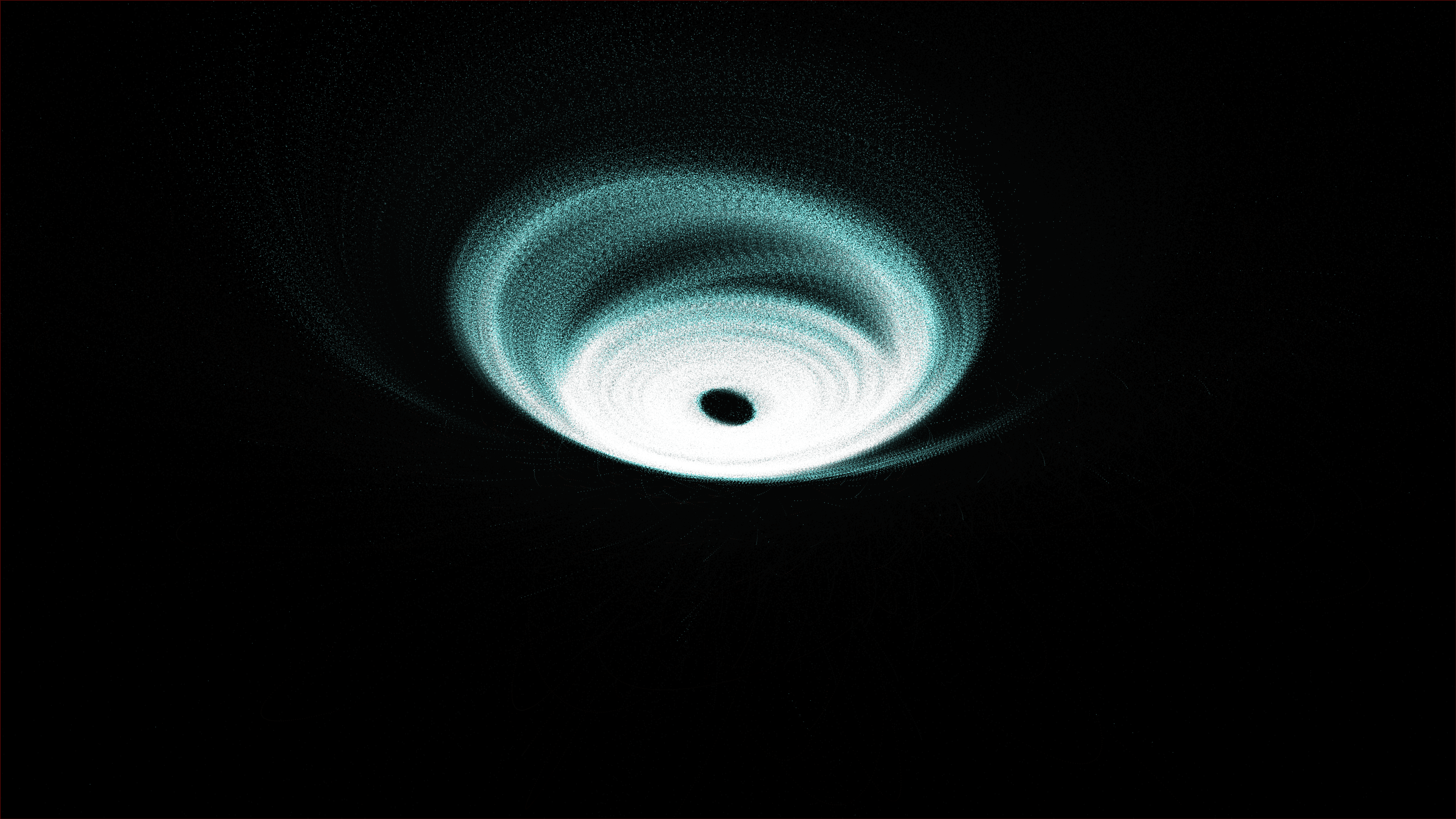 kinetic physics gravitational lensing accretion disk 3d p1